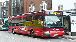 Carousel Buses Optare bodied Irisbus Agora Line in High Wycombe in July 2009