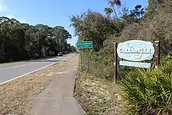 City entrance sign