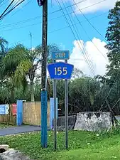 Puerto Rico Highway 155 south in Orocovis