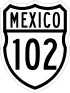 Federal Highway 102 shield