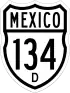 Federal Highway 134D shield