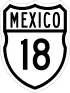 Federal Highway 18 shield