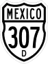 Federal Highway 307D shield