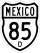 Federal Highway 85D shield