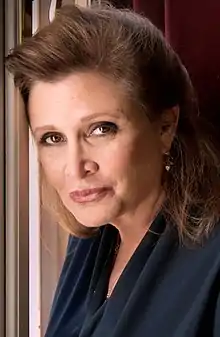 Carrie Fisher (pictured in 2013) played Cilla