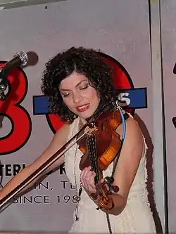 Carrie performing at Waterloo Records in Austin, Texas in 2013
