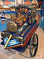 Carrito Manicero, [Peanut cart] decorated with the filete porteño