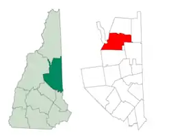 Location in Carroll County, New Hampshire