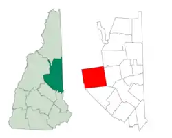 Location in Carroll County, New Hampshire