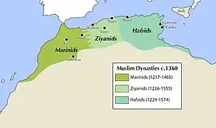 Marinid Sultanate in 1360