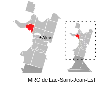 Location of Saint-Henri-de-Taillon