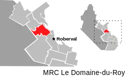 Location of Saint-Prime