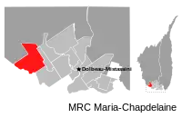 Location of Saint-Thomas-Didyme