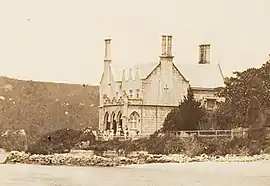 Carthona, Darling Point, circa 1870 before the 1880s extensions at the back were made