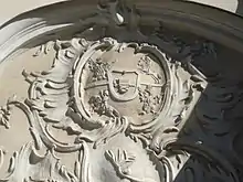 Authentic Coat of arms of the Polish–Lithuanian Commonwealth on the Dominican Church of the Holy Spirit in Vilnius