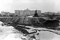 View from the river (1920), with fountain where now is Plaza Colon