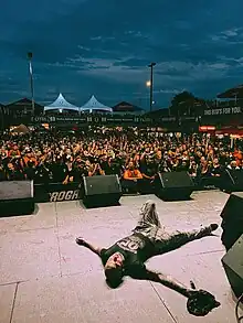 Caskey performing at Sturgis in 2023