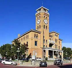 Centerpiece of the Harrisonville Courthouse Square Historic District