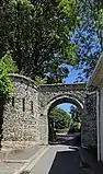 The Porte du Château, entrance of the municipal park on top of Mount Cassel