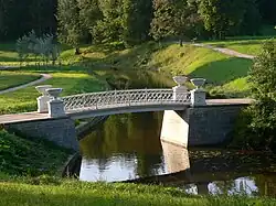 The cast iron bridge in Pavlovsk Park