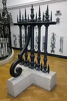 Railings from St. Paul's Cathedral in the Victoria & Albert Museum