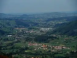 Aerial view of Castañeda