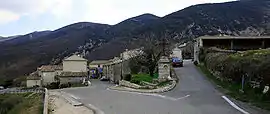 A view of the village of Castellet