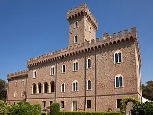 View of Castello Pasquini