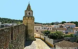 The Castle of Viana do Alentejo contemplating the town
