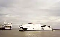 Catamaran Caen Express in 2004