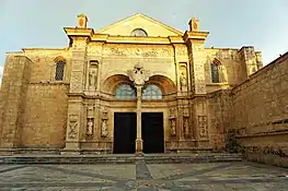 Cathedral of Santa María la Menor at Santo Domingo; Drake used it as his headquarters during the occupation