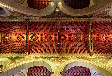 17th-century Mudéjar artesonado of the main nave