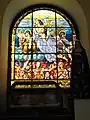 Stained-glass window in Puerto Rico Cathedral