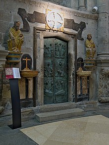 Pope Alexander III granted the privilege of a holy door to the Cathedral of Santiago de Compostela through his papal bull Regis Æterni on July 25, 1178.