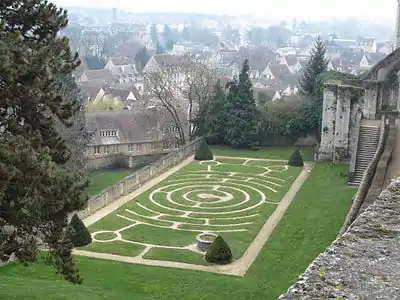 Labyrinth in the gardens of the bishop