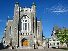 The seat of the Archdiocese of Sherbrooke is Saint-Michel Basilica-Cathedral.