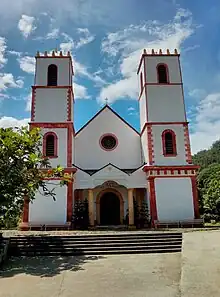 St Michael's Cathedral on Mangareva island