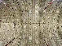 Paneled (pointed barrel) ceiling commissioned by Bishop Maigret