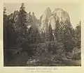 One of 30 mammoth-plate albumen prints of Yosemite Valley, and the Big Trees, Calaveras County, California taken in 1864 by Charles Leander Weed