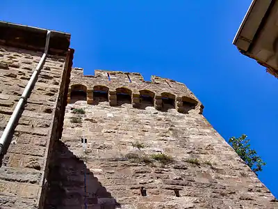 Crenolated Walls of the old Bishop's palace