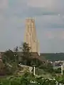 A view of the Cathedral of Learning from the upper campus