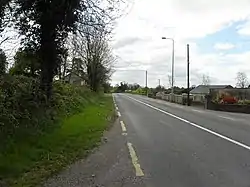 N87 road at Cavanagh townland, heading south-east