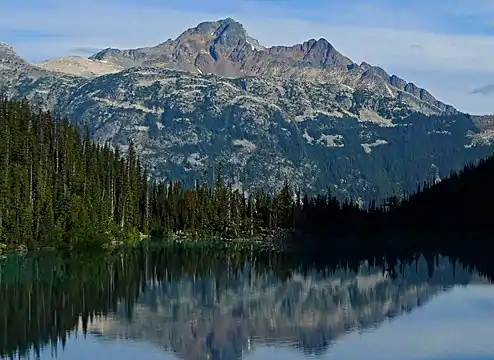 Cayoosh Mountain reflection