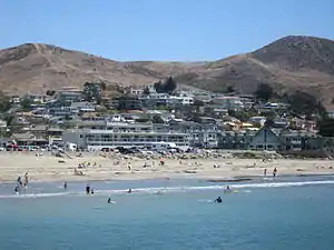 Cayucos viewed from the town pier