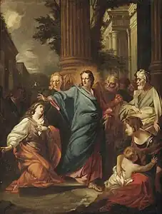 Le Christ et la Cananéenne (1706; reduction of original that hung in Notre Dame)