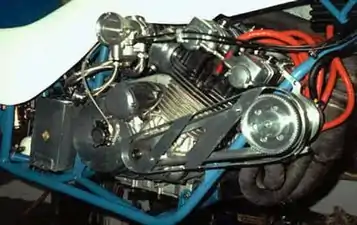 CBX 1320 cc Funnybike drag racing engine