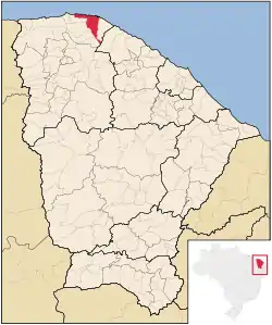 Location of Acaraú