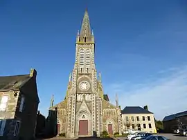 The church in Ceaucé