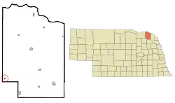 Location of Magnet, Nebraska