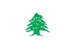 Flag of the region of Lebanon after the fall of the Ottoman Empire (1918–1920)